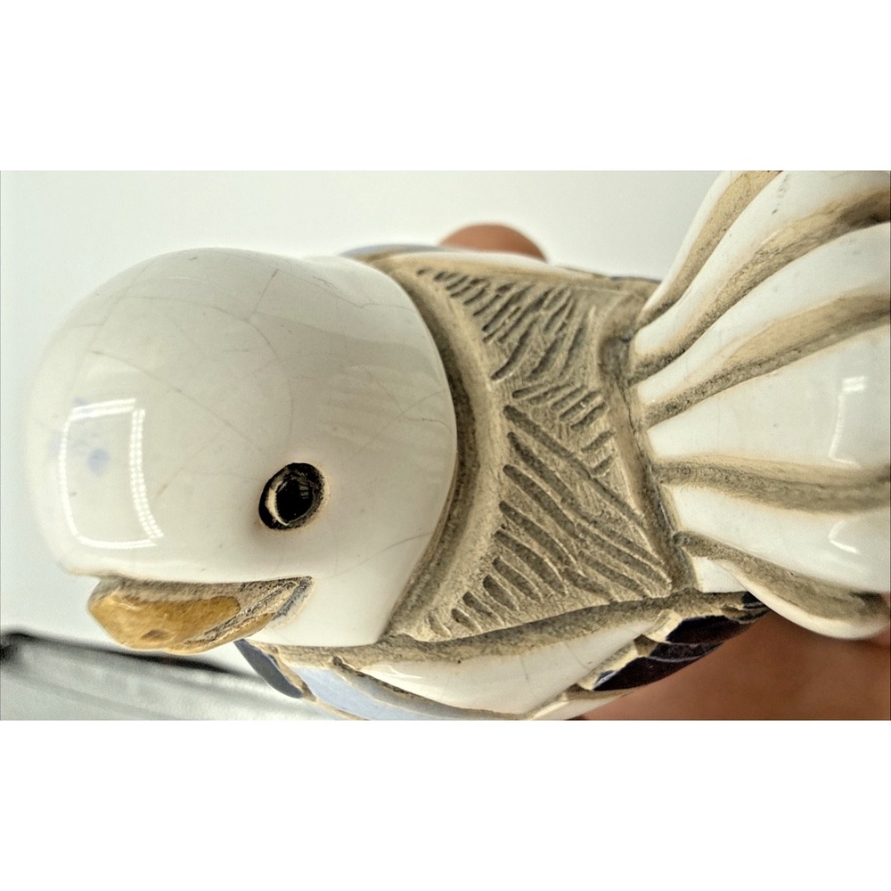 Artesania Rinconada bird - Handmade Uruguay Earthenware Ceramic Folk Art - Picture 12 of 16